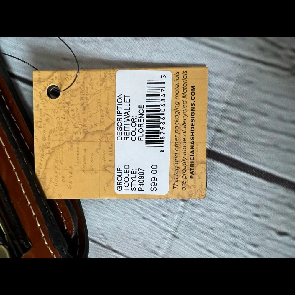 PATRICIA NASH TOOLED SATCHEL & WALLET